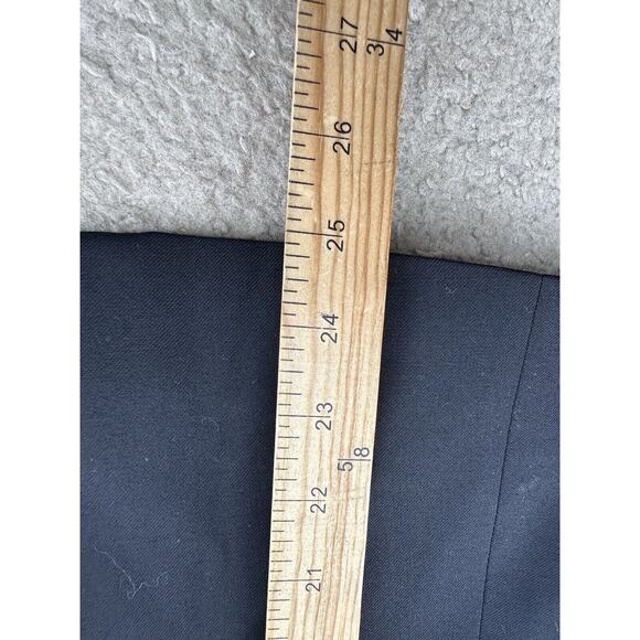 J. Crew Size 4 Women Super 120s Blazer 100% Wool Jacket Black Lined 38-2 - Picture 7 of 8